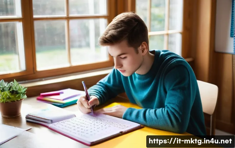 마케팅관리사 필기 시험에서 시간 관리 방법 - **Prompt 1: Strategic Study Planning**
"A young student, approximately 18-22 years old, sits at ...