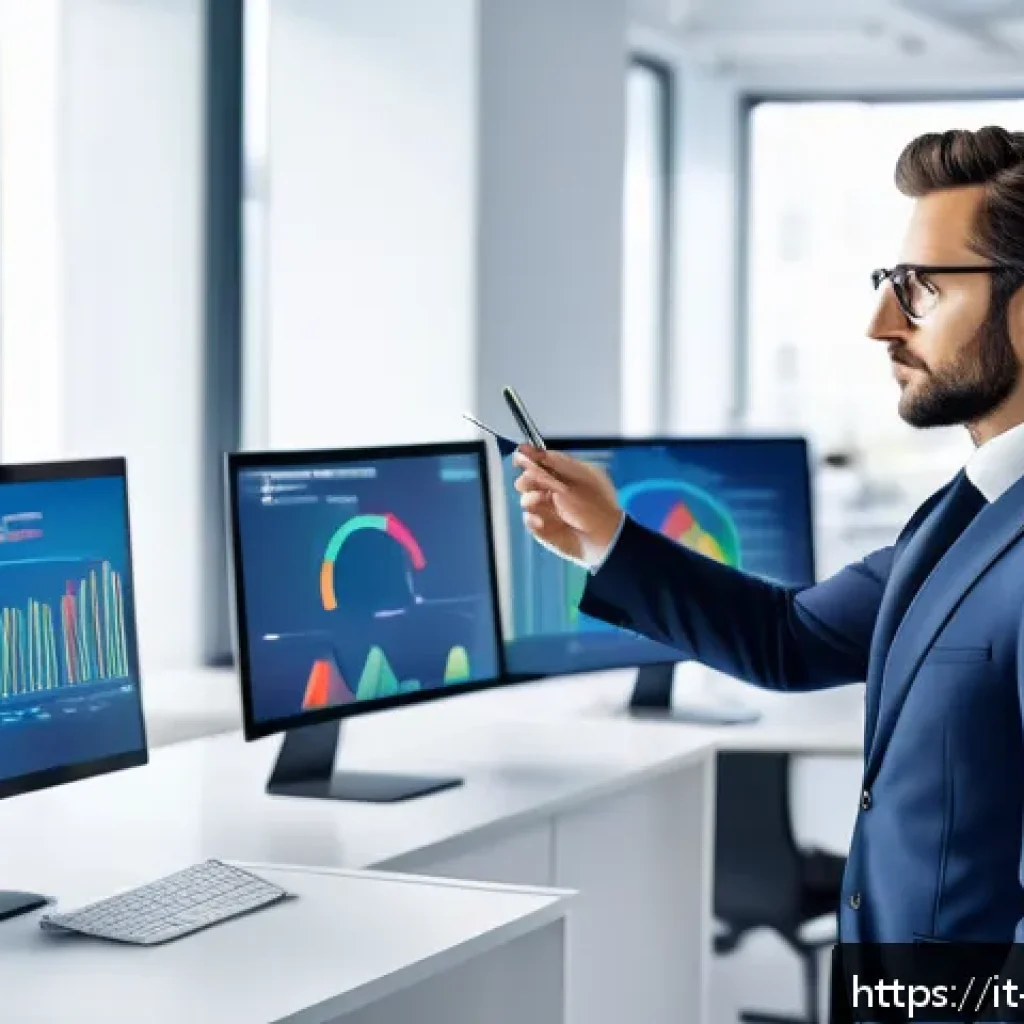 마케팅관리사 자격증 취득 후 직장 만족도 변화 - A confident Italian marketing manager in a modern office environment, dressed in smart business atti...